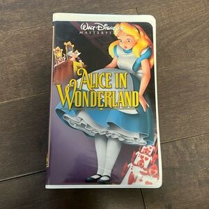 Alice in Wonderland Disney VHS